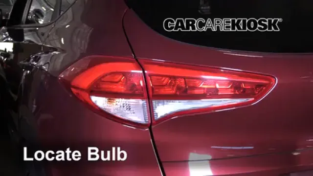 2017 Hyundai Tucson Eco 1.6L 4 Cyl. Turbo Lights Turn Signal - Rear (replace bulb)